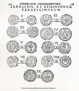 Trieste Medievale - Denari triestini pubblicati da Ludovico Muratori